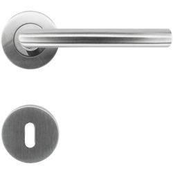 DEURKRUK WALS 16MM INOX PLUS R+E - set