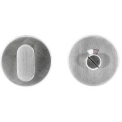 WC GARNITUUR ROND SHAPE INOX PLUS