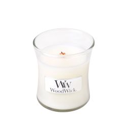 WOODWICK GEURKAARS WHITE TEA & JASMINE MINI CANDLE