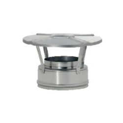 OPSINOX DUBBELWANDIGE INOX KAP DIA 80MM
