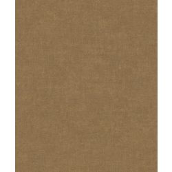 DUTCH WALLCOVERINGS VLIESBEHANG TEXTURED TOUCH UNI BROWN/GOLD