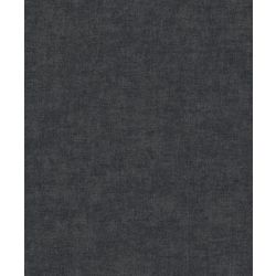 DUTCH WALLCOVERINGS VLIESBEHANG TEXTURED TOUCH UNI BLACK/SILVER