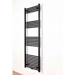 HANDDOEKRADIATOR TESS ENKEL 180X60CM MAT ZWART 712W