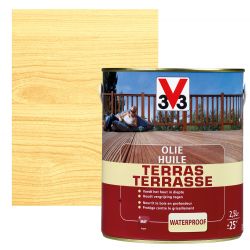 V33 OLIE TERRAS 2,5L MAT KLEURLOOS
