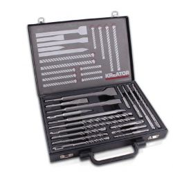 KREATOR KRT012801 BOOR EN BEITELSET 17 DELIG