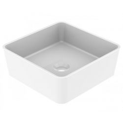 ALLIBERT KARLA OPBOUWWASKOM 37CM GLANZEND WIT