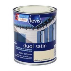 LEVIS DUOL HOUT VERF BUITEN SATIN ZANDSTEEN 750ML