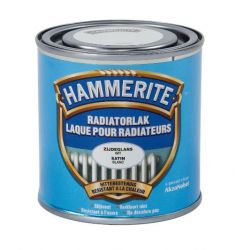 HAMMERITE RADIATORLAK ZIJDEGLANS WIT 250ML
