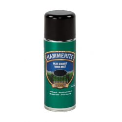 HAMMERITE METAALLAK MAT ZWART 400ML