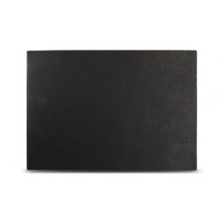 BONBISTRO LAYER PLACEMAT 43X30CM LEDERLOOK ZWART
