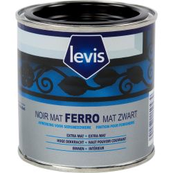 LEVIS FERRO DECOR LAK MAT ZWART MAT ZWART 250ML