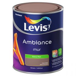 LEVIS AMBIANCE MUURVERF BINNEN EXTRA MAT CHOCOLADE 1L