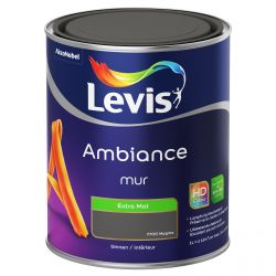 LEVIS AMBIANCE MUURVERF BINNEN EXTRA MAT MAGMA 1L