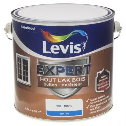 LEVIS EXPERT HOUTLAK BUITEN SATIN 2,5L WIT