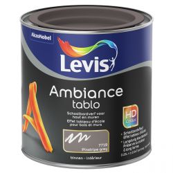 LEVIS AMBIANCE VERF TABLO PINSTRIPE GREY EXTRA MAT 250ML