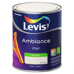 LEVIS AMBIANCE MUURVERF BINNEN EXTRA MAT VANILLE 1L