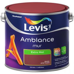 LEVIS AMBIANCE MUURVERF BINNEN EXTRA MAT ROBIJN 2,5L
