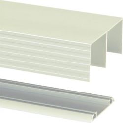 STOREMAX BASIC SCHUIFDEUR RAIL ALUMINIUM WIT 240 CM TYPE R-40