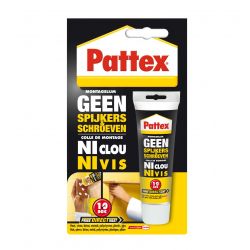 PATTEX GEEN SPIJKERS EN SCHROEVEN MONTAGELIJM 50G