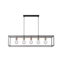 LUCIDE ARTHUR - HANGLAMP - 5XE27 - ZWART