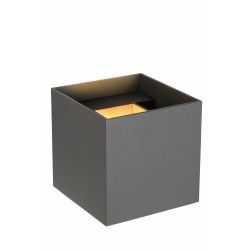 LUCIDE XIO - WANDLAMP - LED DIMBAAR - G9 - 1X4W 2700K - GRIJS