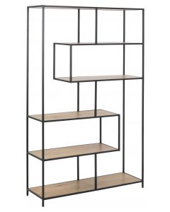 ACTONA SEAFORD BOEKENKAST 4 LEGGERS WILDE EIK 114X35X185CM