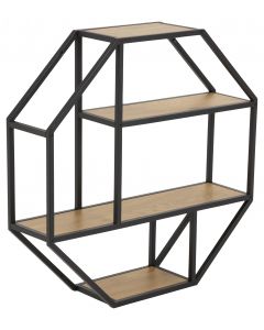 ACTONA SEAFORD BOEKENREK OCTAGON WILDE EIK 77X20X77CM