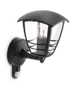 PHILIPS MYGARDEN CREEK WANDLAMP ZWART 230V