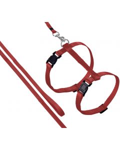 FLAMINGO ASP KATTENTUIG+LIJN ROOD 110CM