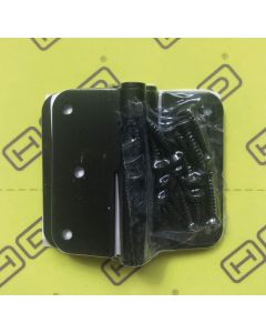 PAUMEL SKIN HDD 80X80X2,5 ZWART RECHTS 3ST+VIJS