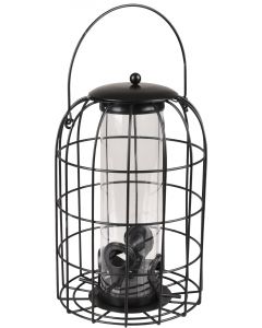 FLAMINGO SILO MANGEOIRE ELMA METAL NOIR 17.5X17.5X27CM