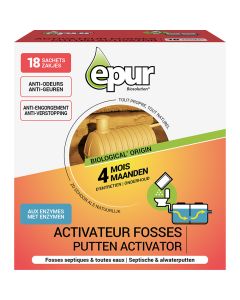 EPUR ACTIVATOR PUTTEN 4 MAAND 18 ZAKJES