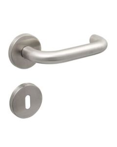 DEURKLINK ECO DARIO INOX + rosas - SET