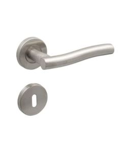 DEURKLINK ECO PERO INOX + rosas - SET