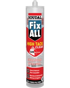 SOUDAL FIX ALL HIGH TACK CLEAR 290ML