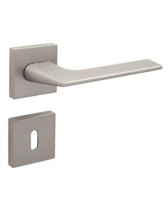 ORO&ORO DEURKLINK UNICA MAT NIKKEL ROSAS SLEUTEL - set