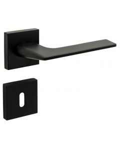 ORO&ORO DEURKLINK UNICA ZWART ROSAS SLEUTEL - set