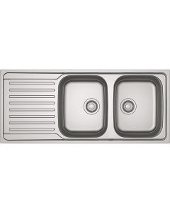 FRANKE AZX6211 SPOELTAFEL ANTEA 116X50 RVS 2 BAK