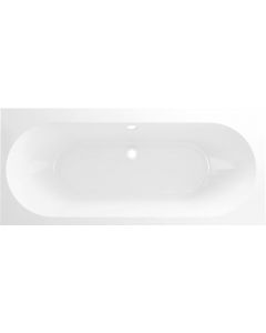 WIESBADEN PORTUS RD INBOUW LIGBAD 180X80X49CM WIT