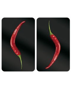 WENKO PROTEGE-PLAQUE UNIVERSEL VERRE PEPERONI 2PCS