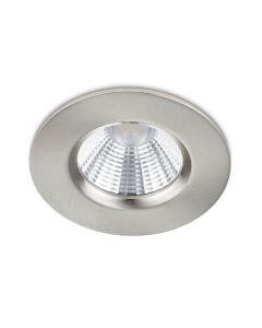 TRIO ZAGROS INBOUWSPOT NIKKEL MAT ROND