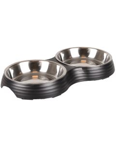 FLAMINGO GAMELLE ASCHAU DUO DINNER NOIR