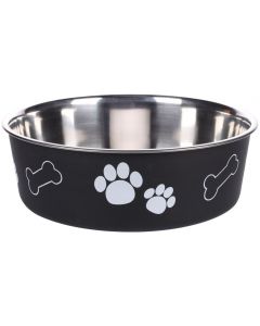 FLAMINGO EET/DRINKPOT BELLA KENA ZWART 23CM 2200ML