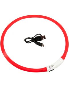 FLAMINGO VISIO LIGHT LED HALSBAND ROOD 70CM