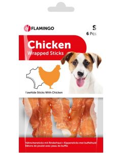 FLAMINGO CHICK'N WRAP STICK 12CM-6 PCS 70G