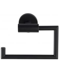 WENKO BOSIO BLACK TOILETROLHOUDER ZWART MAT WITHOUT COVER