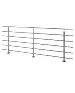 SOGEM BALUSTRADE KIT PURE TITANIUM 2.5M BEVESTIGING GROND