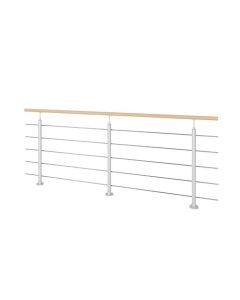 SOGEM KIT INTERIO 2.5M BEVESTIGING VLOER STAAL RAL 9006