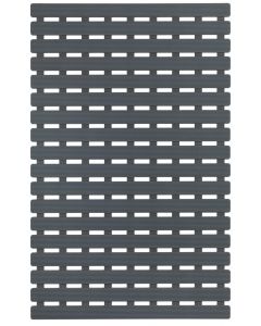 WENKO TAPIS DE BAIN ANTIDERAPANT ARINOS GRIS 63X40CM