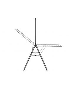 BRABANTIA HANGON SECHOIR INTERIEUR 25M AVEC BARRE MATT BLACK